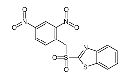 2-[(2,4-dinitrophenyl)methylsulfonyl]-1,3-benzothiazole Structure