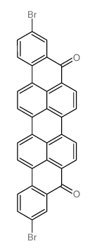 3,12-dibromo-anthra[9,1,2-cde]benzo[rst]pentaphene-5,10-dione Structure