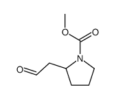 methyl 2-(2-oxoethyl)pyrrolidine-1-carboxylate Structure