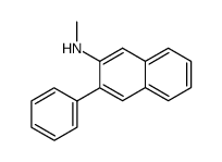 2-methylamino-3-phenylnaphthalene Structure