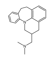 2-(N,N-Dimethylaminomethyl)-2,3,7,8-tetrahydro-1H-quino(1,8-ab)(1)benzazepine结构式