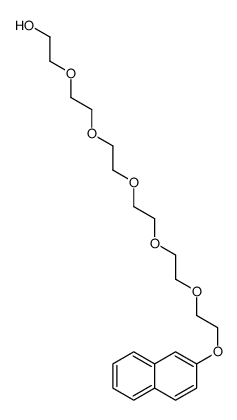 2-[2-[2-[2-[2-(2-naphthalen-2-yloxyethoxy)ethoxy]ethoxy]ethoxy]ethoxy]ethanol结构式