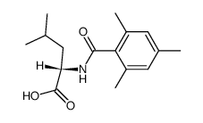 N-Mesitoyl-L-leucin Structure