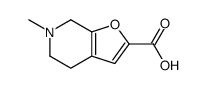 6-methyl-5,7-dihydro-4H-furo[2,3-c]pyridine-2-carboxylic acid Structure