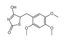 5-[(2,4,5-trimethoxyphenyl)methyl]-1,3-thiazolidine-2,4-dione结构式