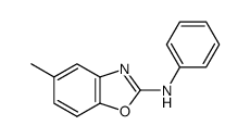 5-methyl-N-phenylbenzo[d]oxazol-2-amine Structure