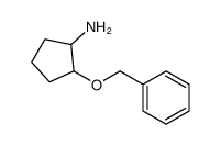 Cyclopentanamine, 2-(phenylmethoxy)- (9CI) Structure