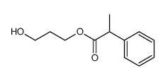 3-hydroxypropyl 2-phenylpropanoate Structure