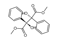 dimethyl 2,3-dihydroxy-2,3-diphenylbutanedioate Structure