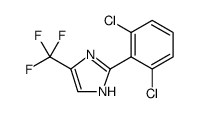 1H-IMIDAZOLE, 2-(2,6-DICHLOROPHENYL)-5-(TRIFLUOROMETHYL)-结构式