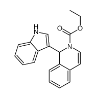 ethyl 1-(1H-indol-3-yl)-1H-isoquinoline-2-carboxylate结构式