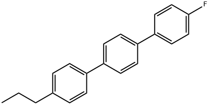 4-氟-4''-丙基-1,1':4',1''-三联苯结构式