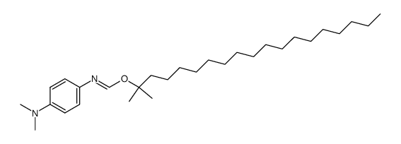 2-methylnonadecan-2-ylN-(4-(dimethylamino)phenyl)formimidate Structure