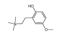 4-methoxy-2-[2-(trimethylsilyl)ethyl]phenol结构式