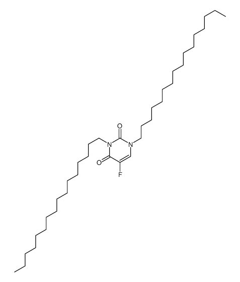 5-fluoro-1,3-dihexadecylpyrimidine-2,4-dione结构式