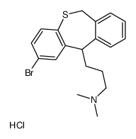 3-(2-bromo-6,11-dihydrobenzo[c][1]benzothiepin-11-yl)-N,N-dimethylpropan-1-amine,hydrochloride结构式
