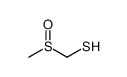 methylsulfinylmethanethiol Structure