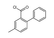 4-Methyl-2-biphenylcarbonyl Chloride Structure