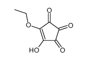 4-ethoxy-5-hydroxy-cyclopent-4-ene-1,2,3-trione结构式