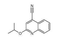 Cinchoninonitrile,2-isopropoxy- (4CI) structure