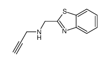 2-Benzothiazolemethanamine,N-2-propynyl-(9CI)结构式