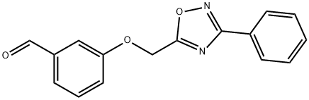 3-(3-Phenyl-[1,2,4]oxadiazol-5-ylmethoxy)-benzaldehyde结构式