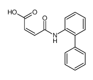 N-biphenyl-2-yl-maleamic acid结构式