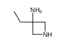 3-Azetidinamine,3-ethyl-(9CI) structure