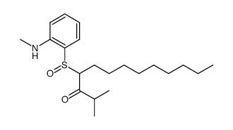 2-methyl-4-((2-(methylamino)phenyl)sulfinyl)tridecan-3-one结构式