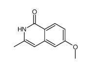 6-Methoxy-3-Methylisoquinolin-1(2H)-one结构式