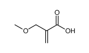 2-methoxymethyl-acrylic acid Structure