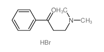 1-Propanone,3-(dimethylamino)-1-phenyl-, hydrobromide (1:1) Structure