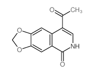 8-acetyl-6H-[1,3]dioxolo[4,5-g]isoquinolin-5-one Structure