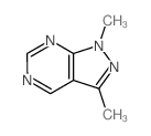 7,9-dimethyl-2,4,8,9-tetrazabicyclo[4.3.0]nona-1,3,5,7-tetraene结构式