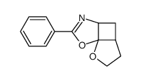 3-aza-1,6-dioxa-2-phenyltricyclo(3.5.05,9)dec-2-ene结构式