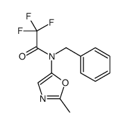 N-benzyl-2,2,2-trifluoro-N-(2-methyl-1,3-oxazol-5-yl)acetamide Structure