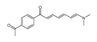 1-(4-acetylphenyl)-7-(dimethylamino)hepta-2,4,6-trien-1-one结构式