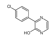 3-(4-chlorophenyl)-1H-pyrazin-2-one结构式