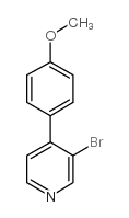 3-BROMO-4-(4'-METHOXYPHENYL)PYRIDINE Structure