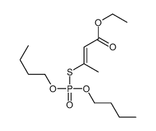 ethyl 3-dibutoxyphosphorylsulfanylbut-2-enoate Structure