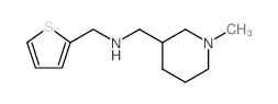 [(1-METHYLPIPERIDIN-3-YL)-N-(2-THIENYLMETHYL)]METHANAMINE结构式