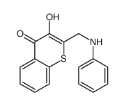 2-(anilinomethyl)-3-hydroxythiochromen-4-one Structure