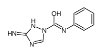 3-amino-N-phenyl-1,2,4-triazole-1-carboxamide结构式