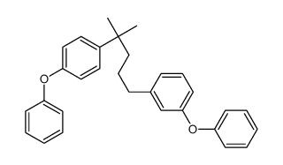 1-[2-methyl-5-(3-phenoxyphenyl)pentan-2-yl]-4-phenoxybenzene结构式