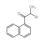 2-bromo-1-naphthalen-1-yl-propan-1-one结构式