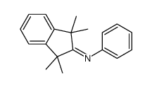 1,1,3,3-tetramethyl-N-phenylinden-2-imine Structure