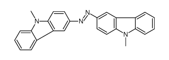 bis(9-methylcarbazol-3-yl)diazene Structure