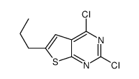 2,4-二氯-6-丙基-噻吩并[2,3-d]嘧啶结构式