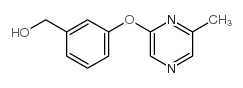 (3-((6-Methylpyrazin-2-yl)oxy)phenyl)methanol Structure