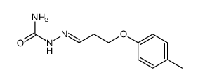 3-p-Tolyloxy-propionaldehyd-semicarbazon Structure